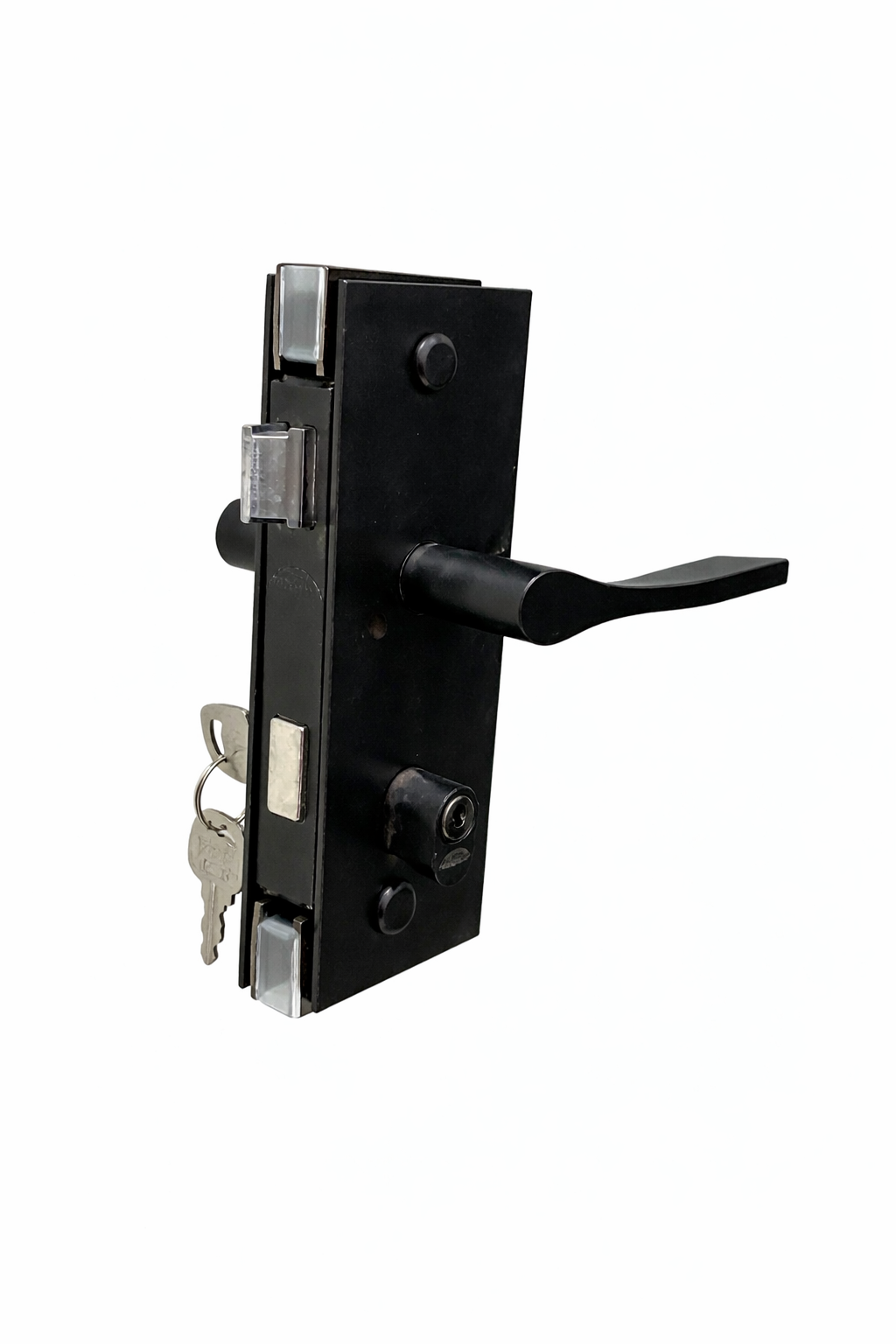 Fechadura 507 Preta Completa - Ferragens