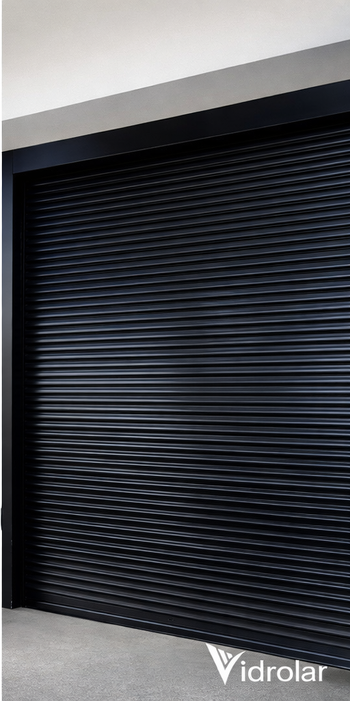 Portão De Aço Automático - Preto - Portas de Aço